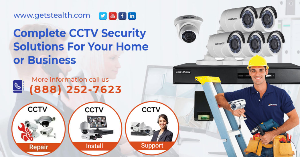 security cameras in commercial